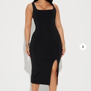 Elegant Black Sleeveless Dress